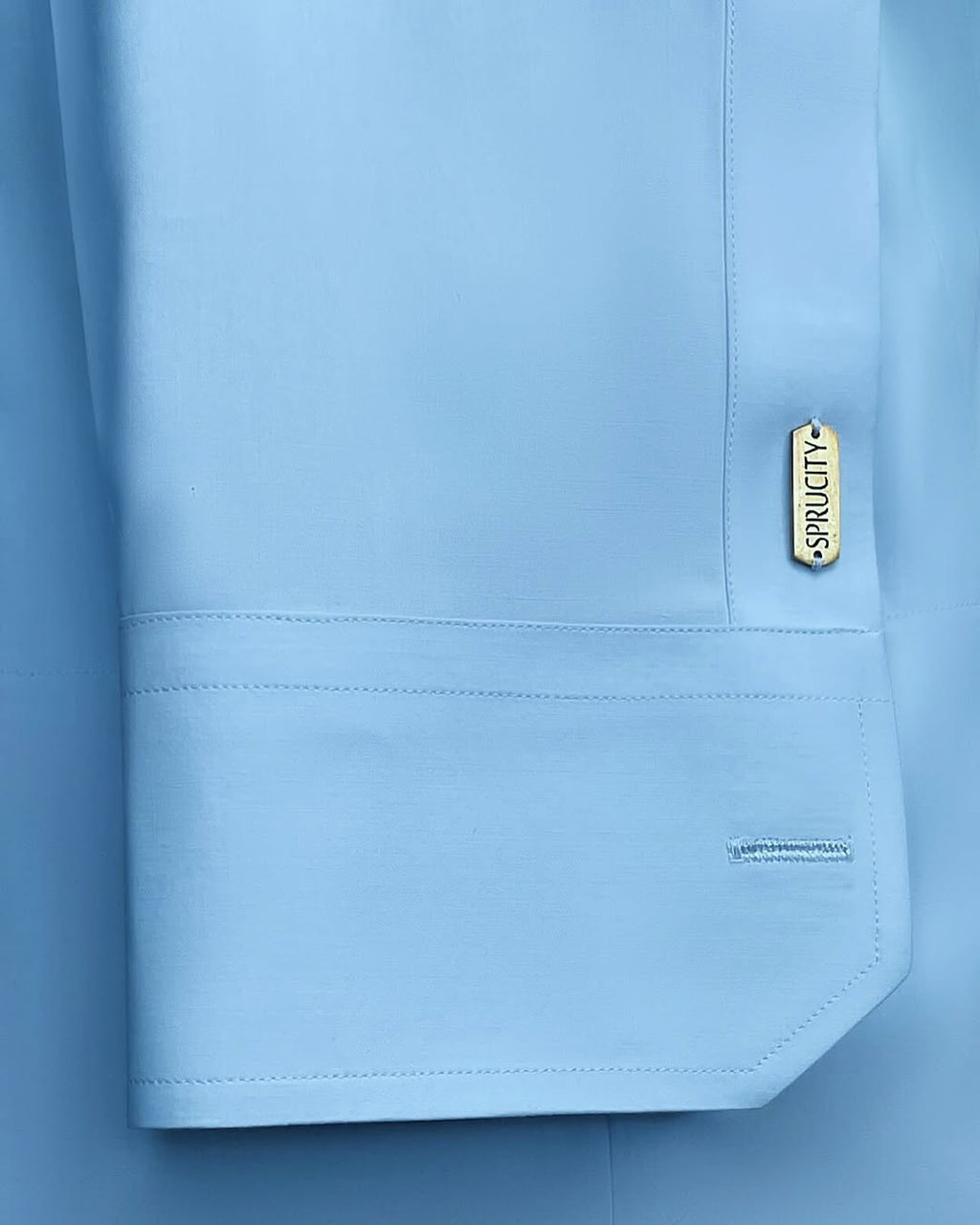 Powder Blue Kameez Shalwar - Sprucity