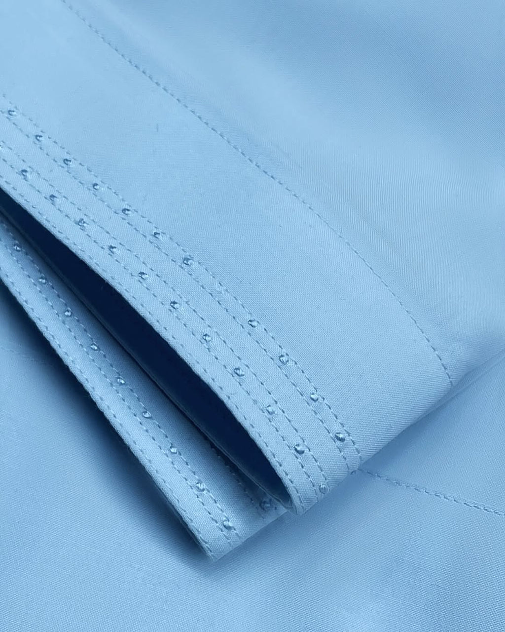 Powder Blue Kameez Shalwar - Sprucity