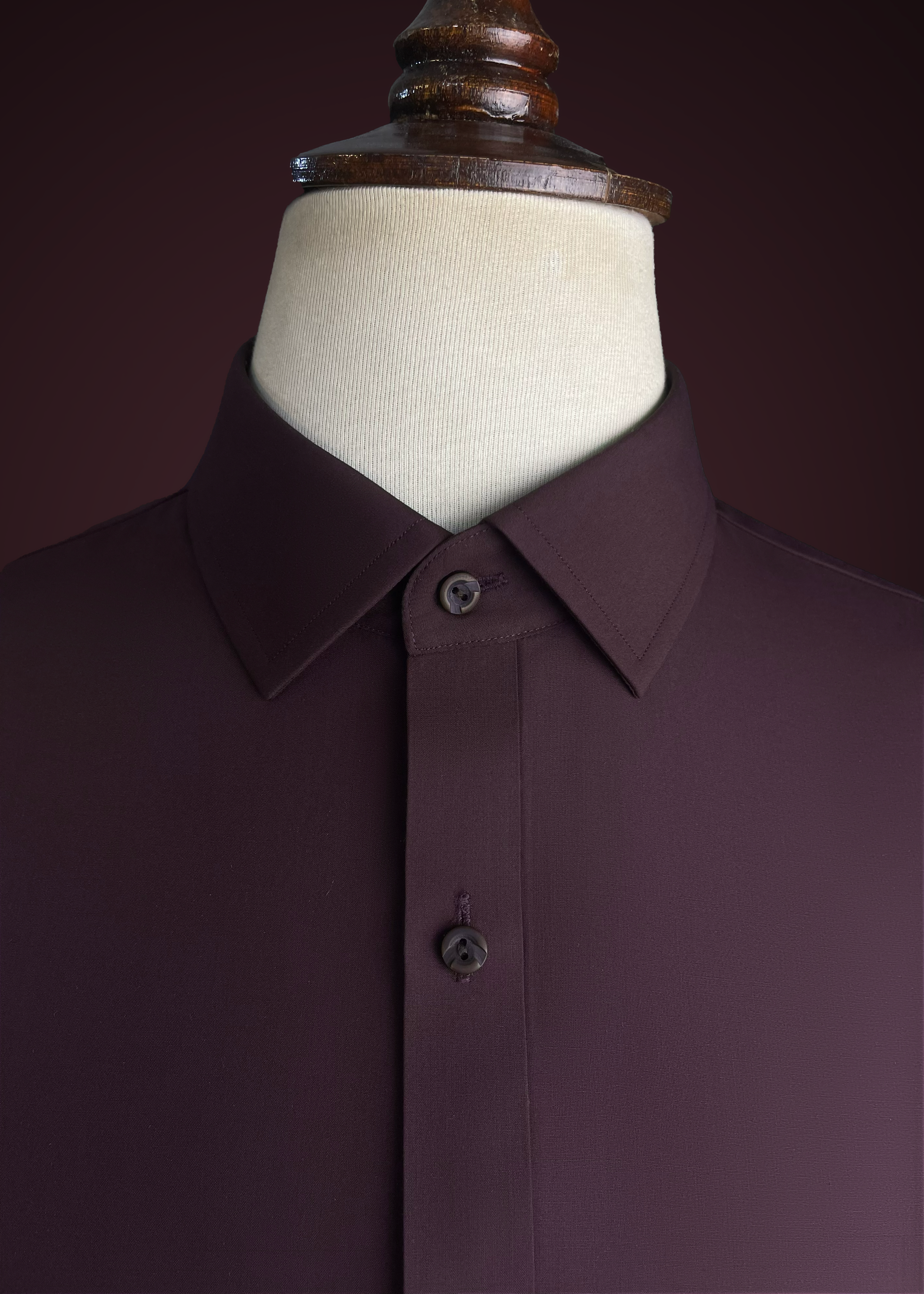 Deep Plum Purple Wash & Wear Shalwar Kameez