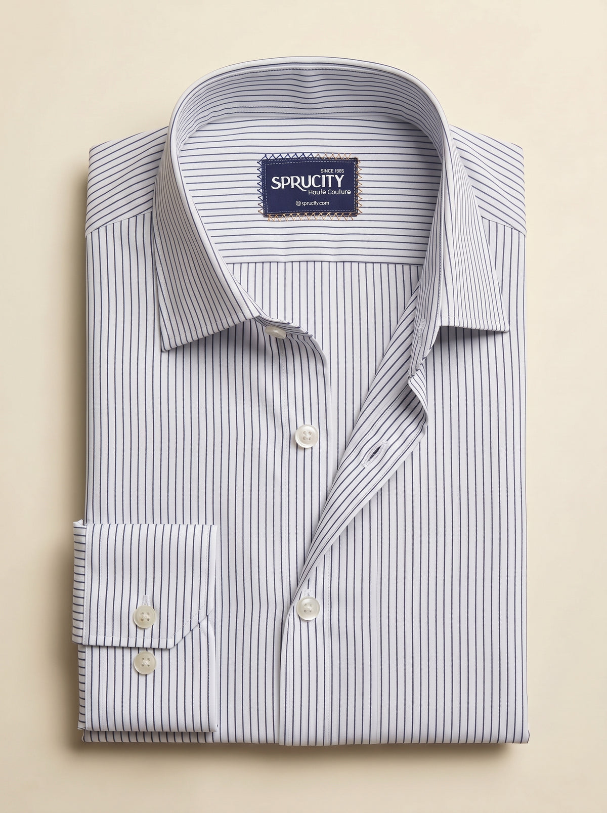 Classic Blue & White Stripe Shirt