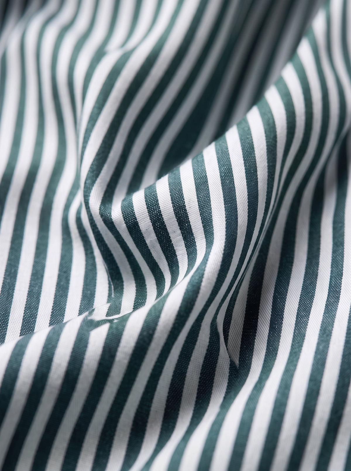 Green & White Stripe Shirt
