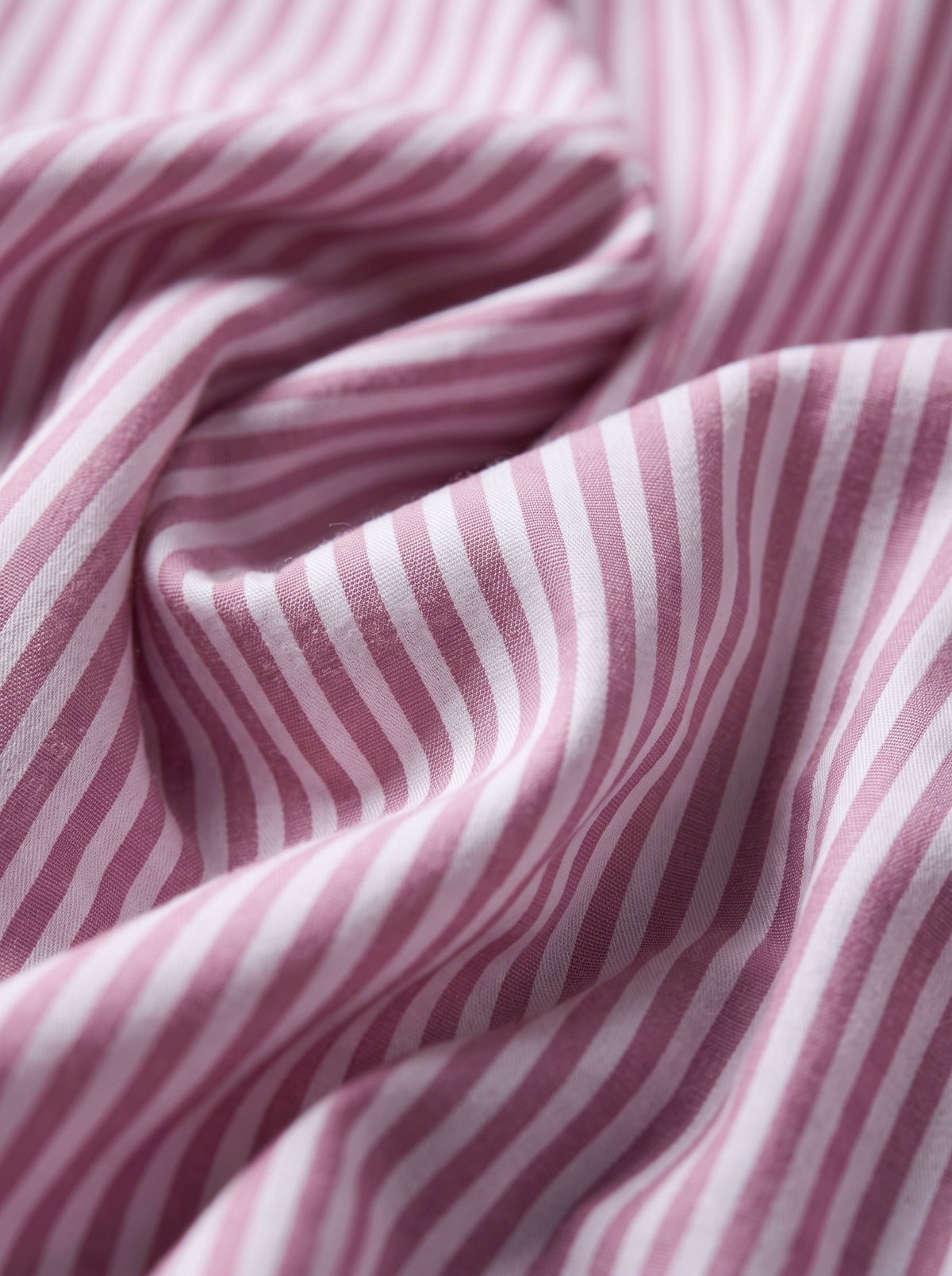 Blush Pink & White Striped Shirt