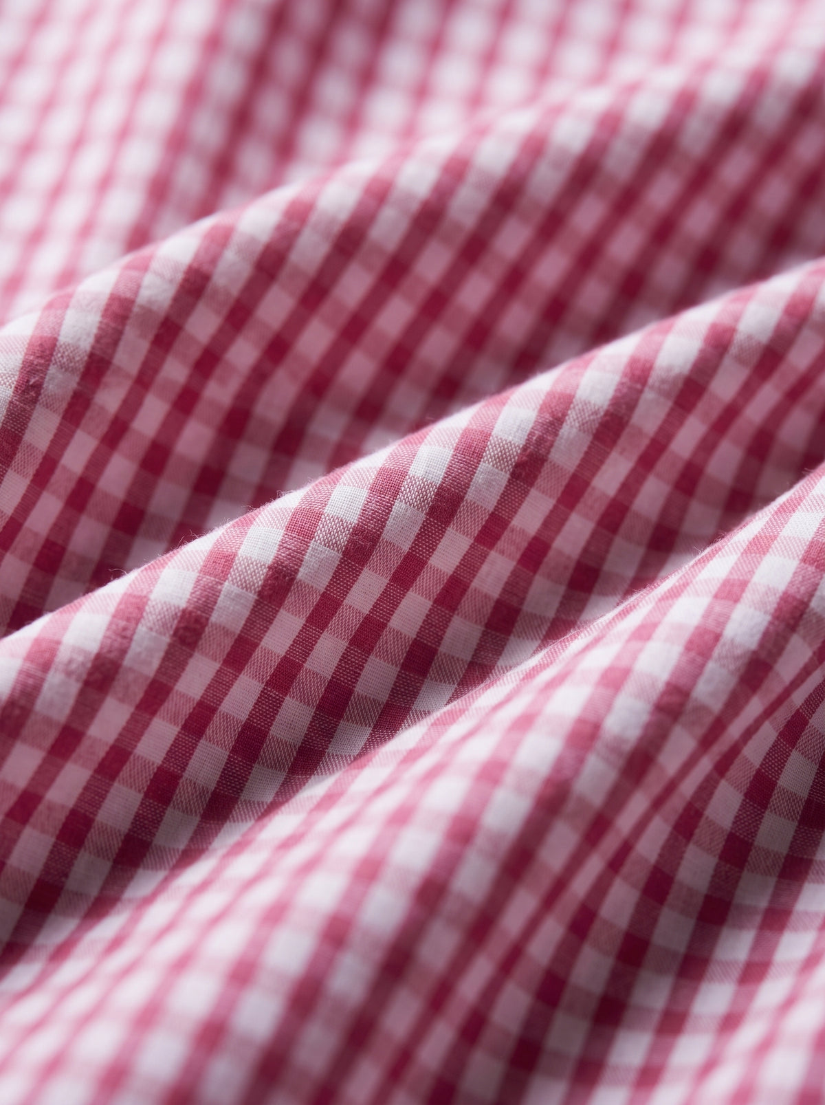 Rose Pink & White Check Shirt