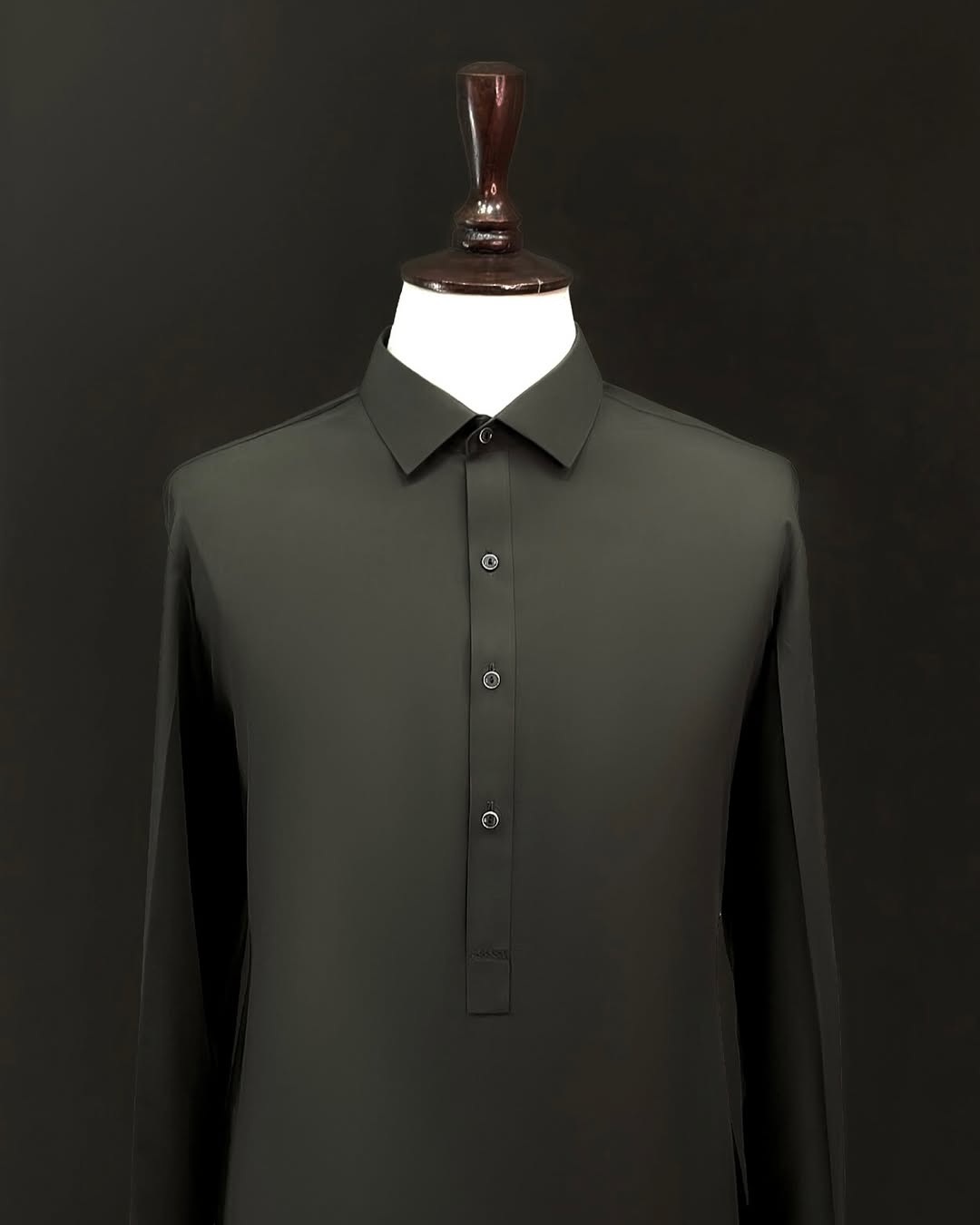 Dark Olive Shadow Shalwar Kameez - Sprucity