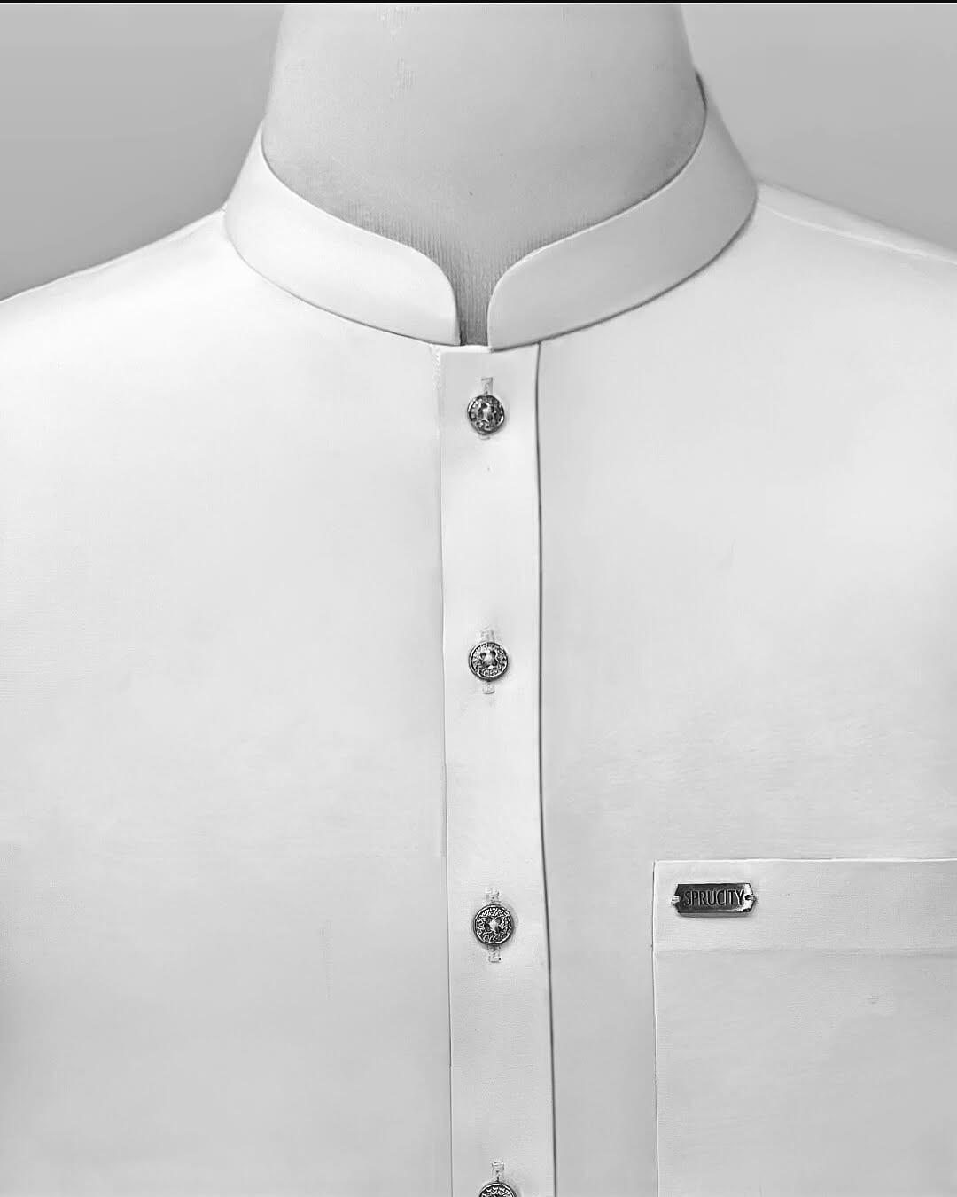 Cream Cotton Shalwar Kameez - Sprucity