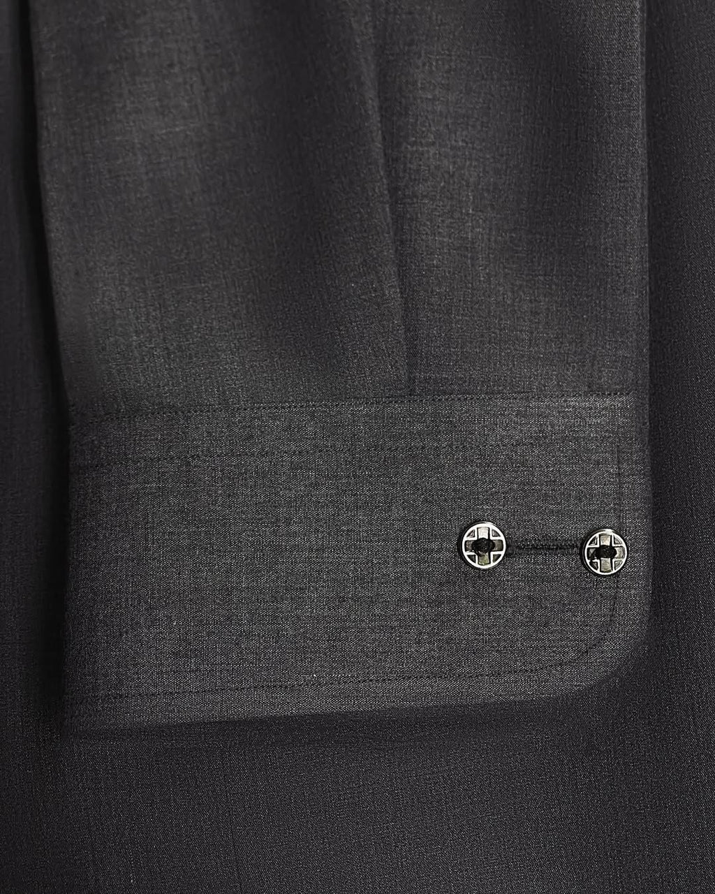 Textured Dark Grey Shalwar Kameez - Sprucity