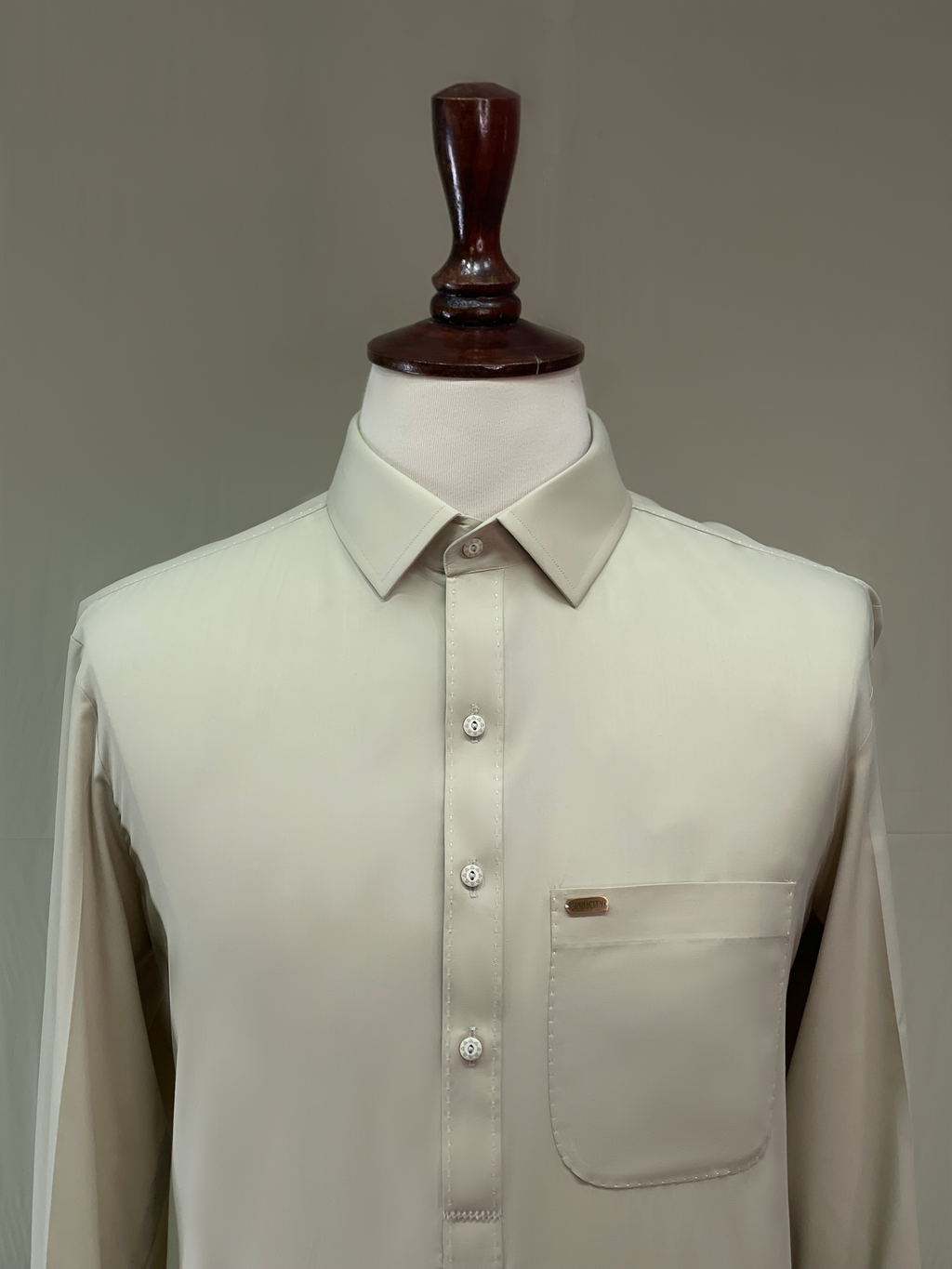 Ivory Elegance Wash & Wear Kameez Shalwar - Sprucity