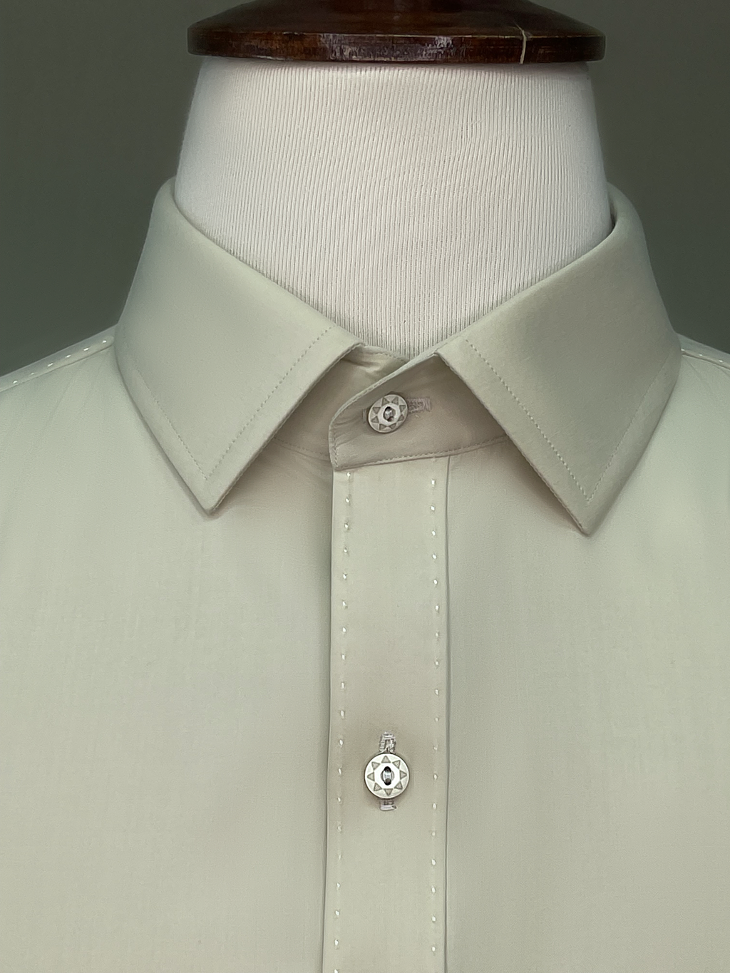 Ivory Elegance Wash & Wear Kameez Shalwar - Sprucity