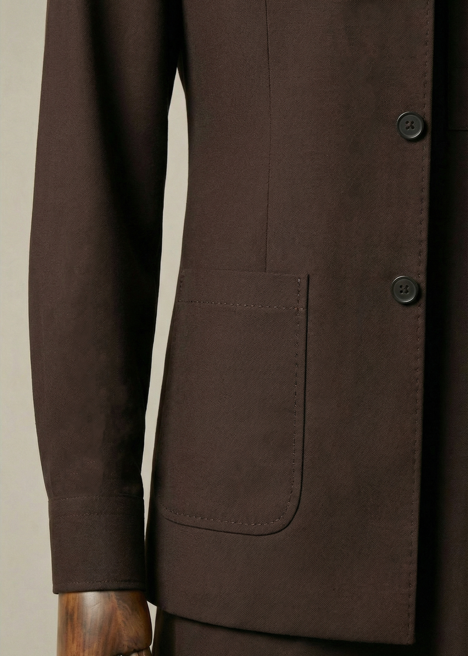 Chestnut Brown Shalwar Kameez With Matching Waistcoat