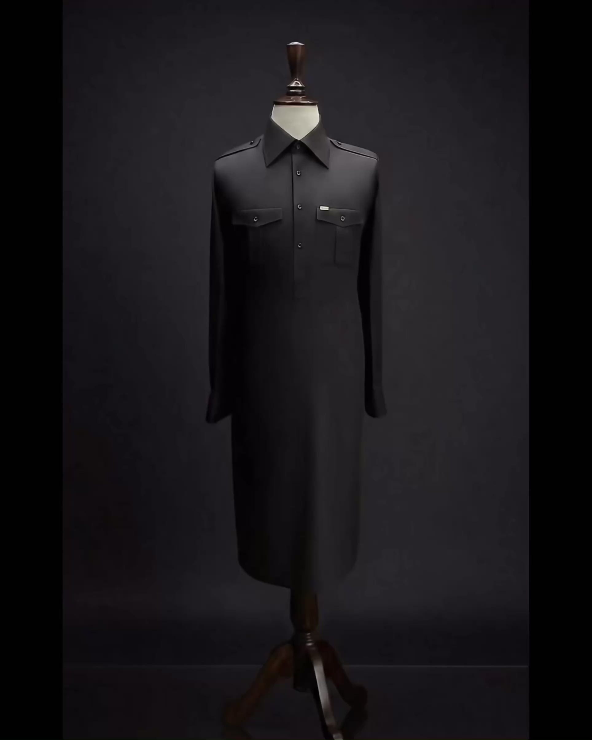 Midnight Aubergine Custom Shalwar Kameez (Wash & Wear)