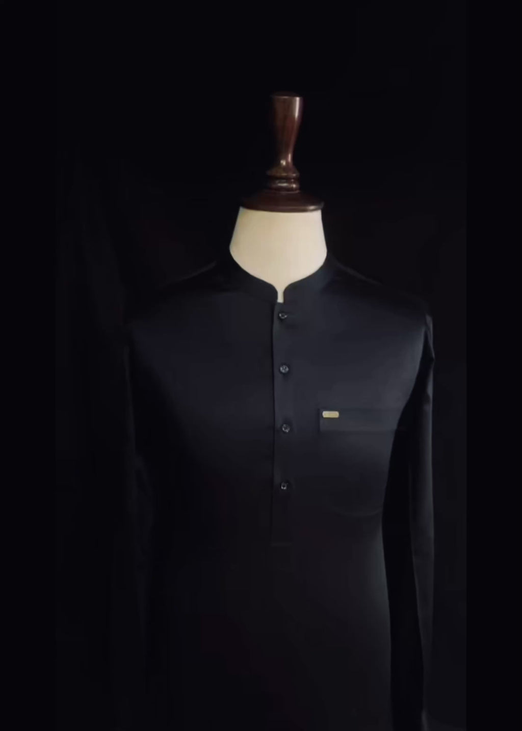 Black Shalwar Kameez (Wash & Wear)