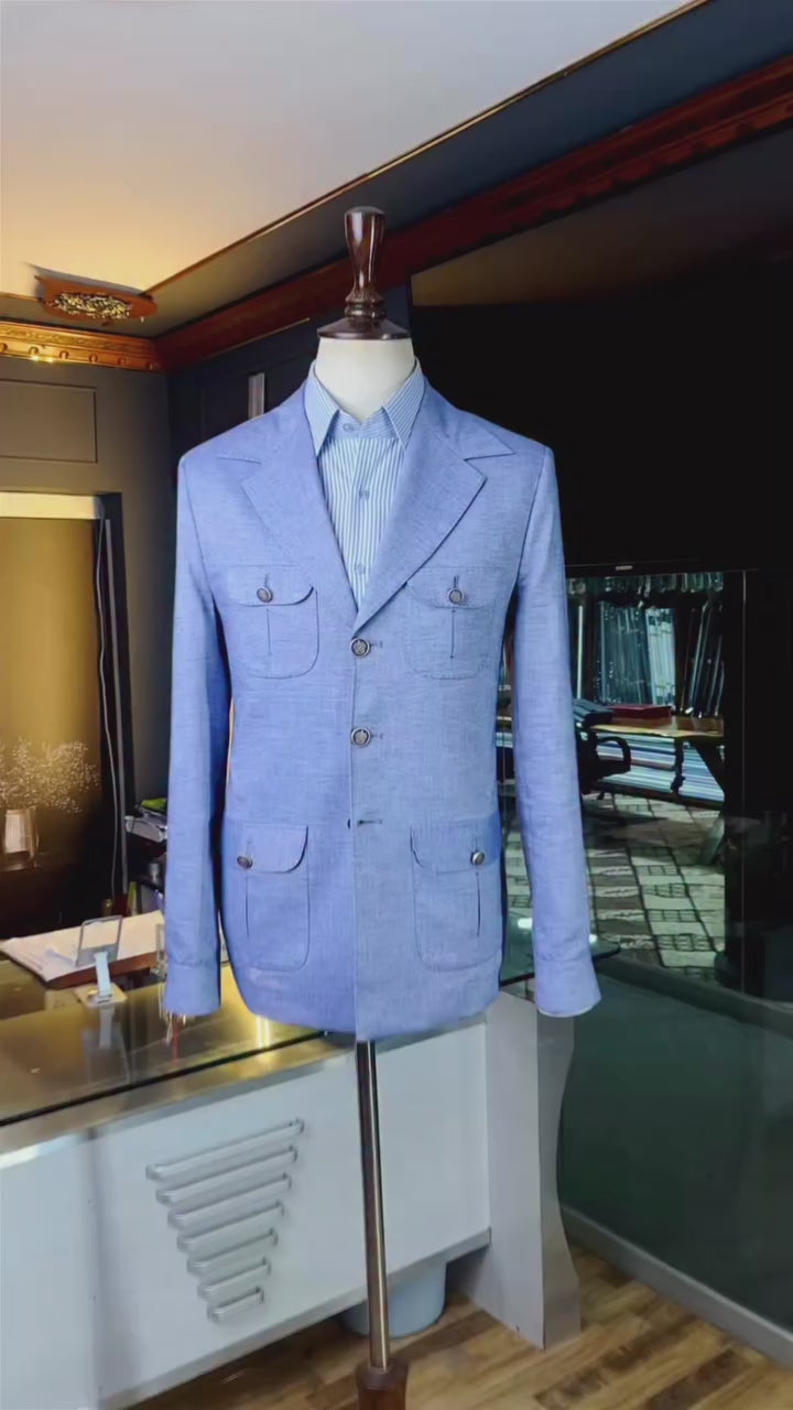 Powder Blue Shacket