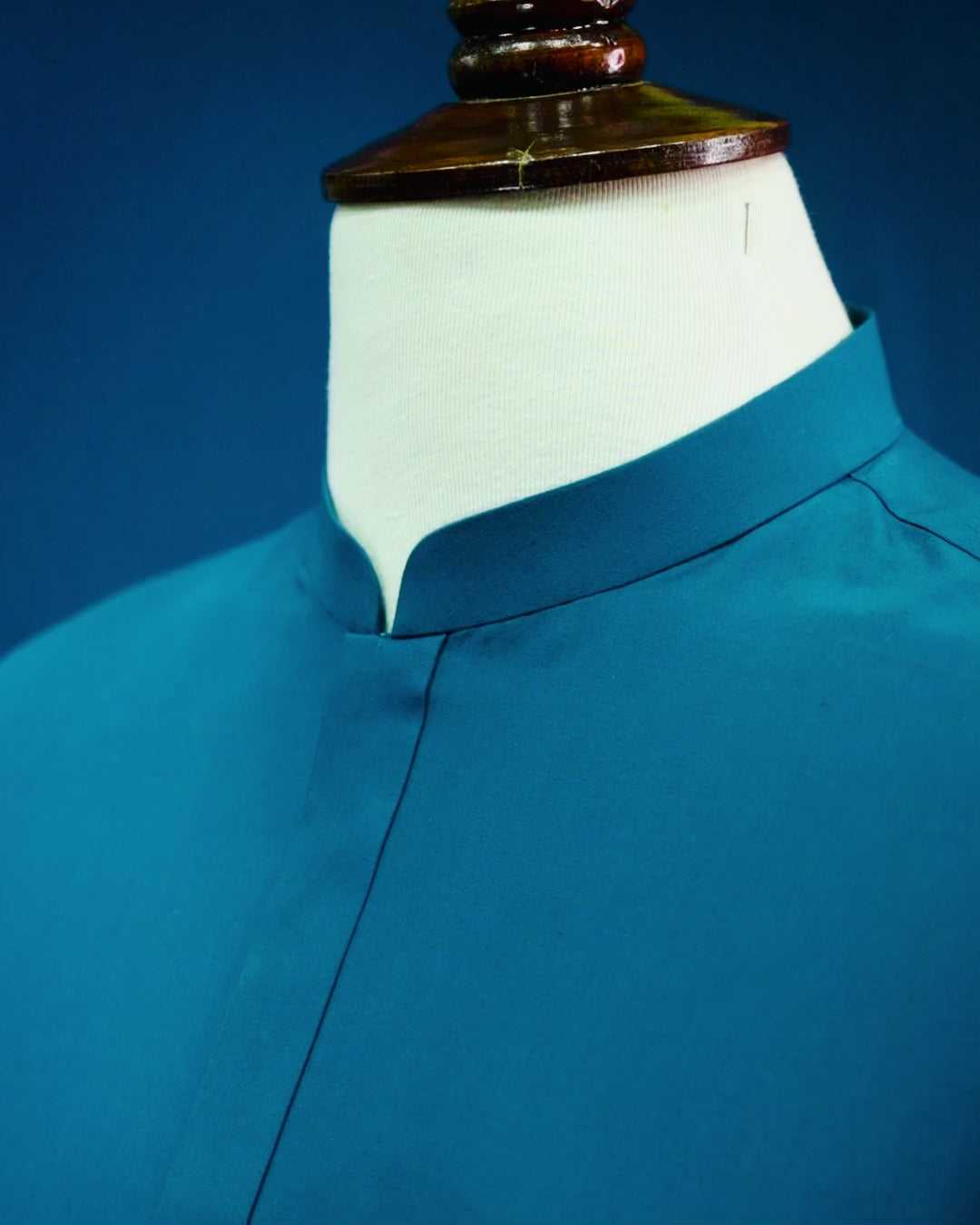 قميص شالوار أزرق فخم