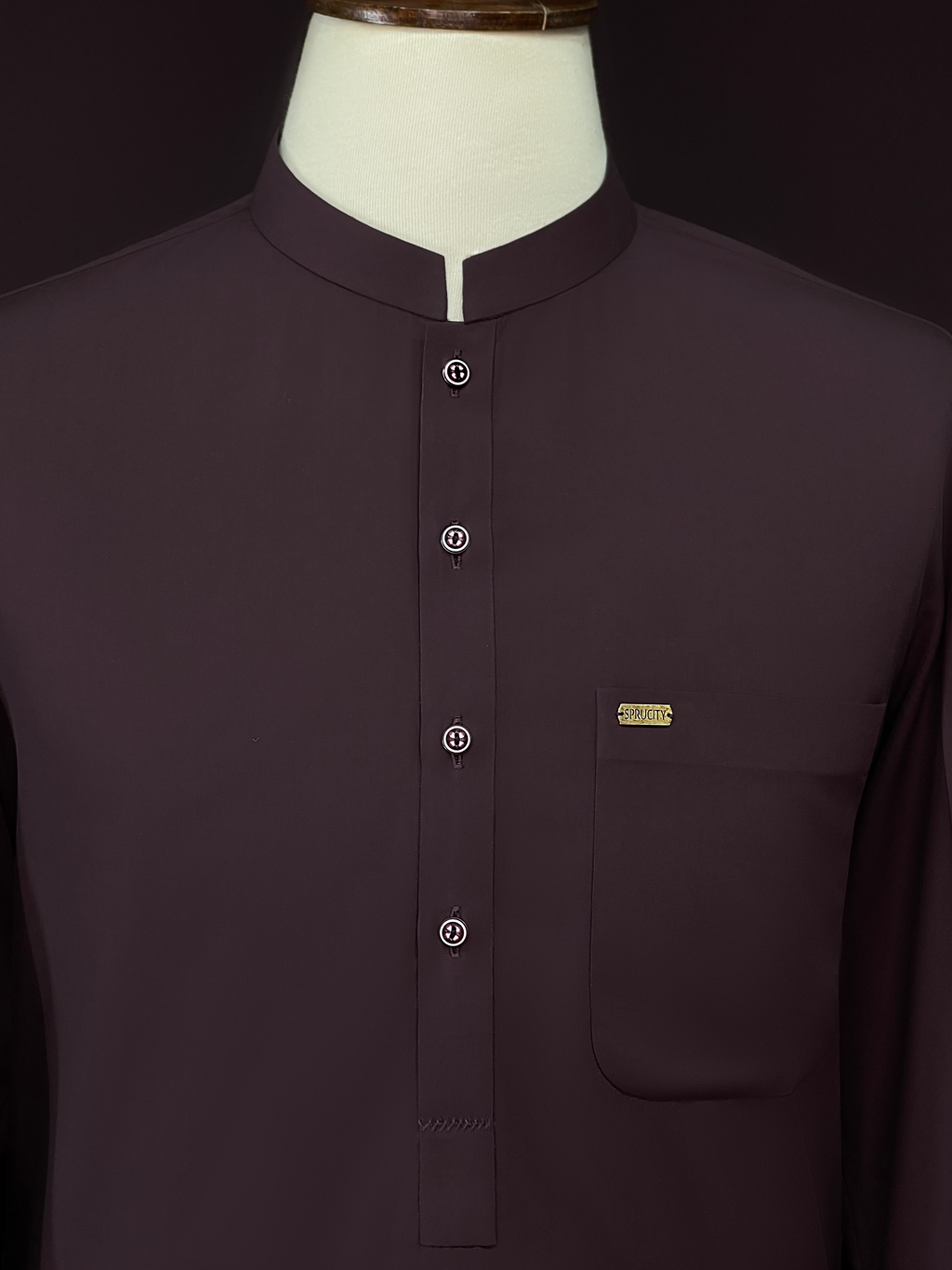 Shadow Purple Shalwar Kameez - Sprucity