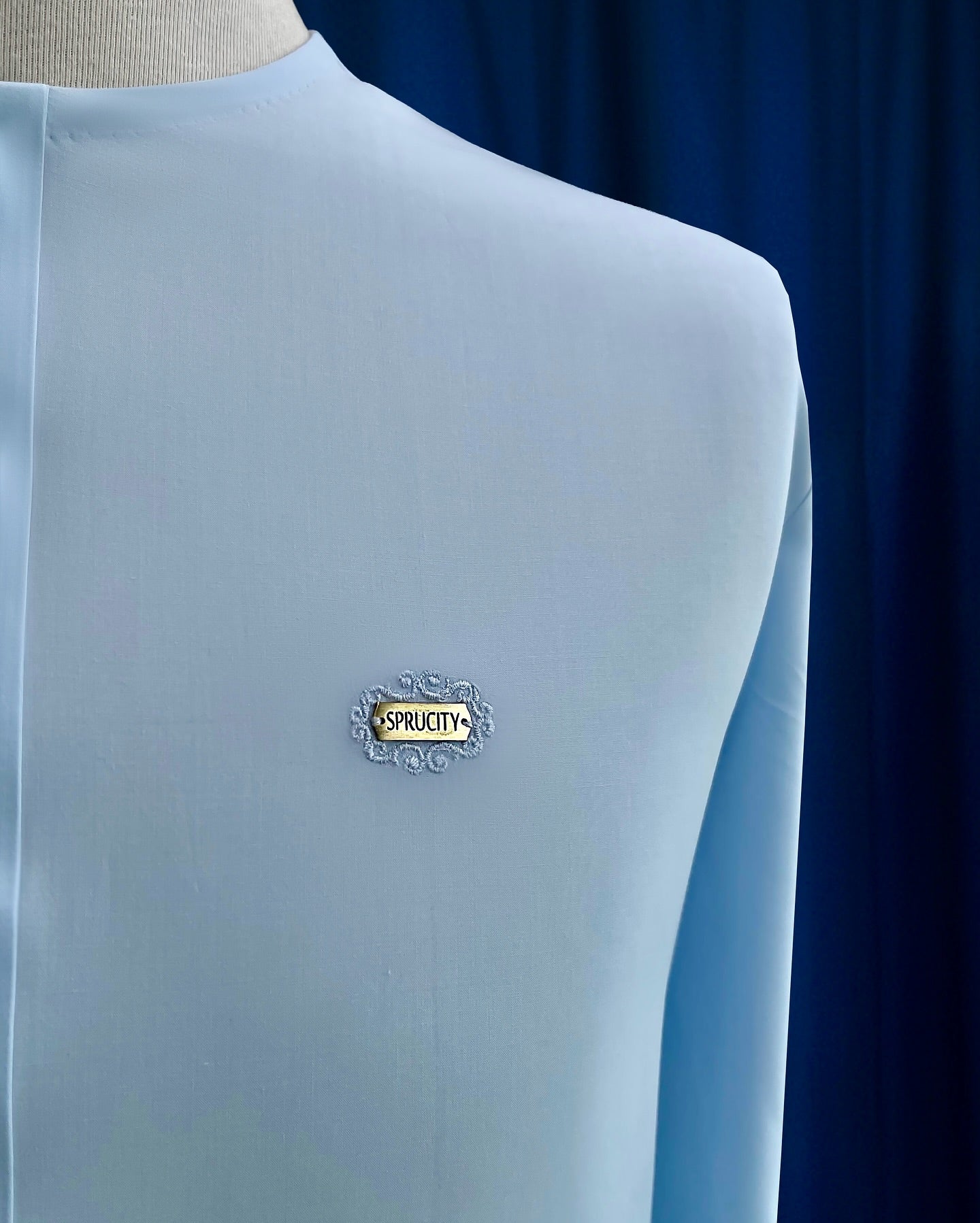 Light Blue Kurta Trouser (Wash & Wear)